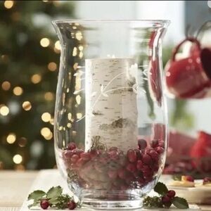 Princess House Glass Hurricane/Vase Holder #3647 New in box